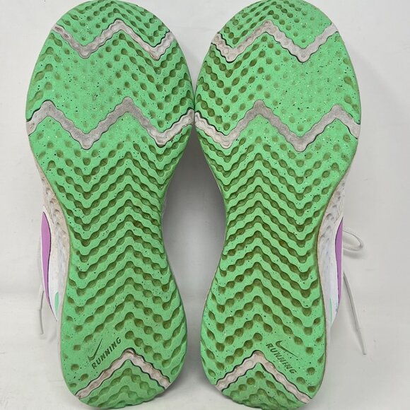 Nike Revolution 5 Womens Running Shoe White Pink Green BQ3207-111 Size 8 - Picture 10 of 16